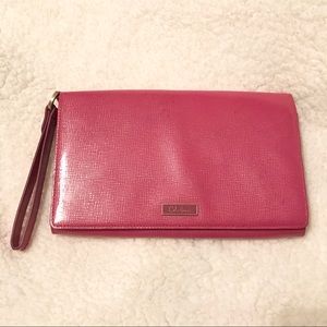 Cole Haan Pink Leather Clutch